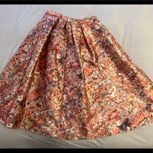 Multi-color LK Bennett a-line skirt in UK size 16/US 12.